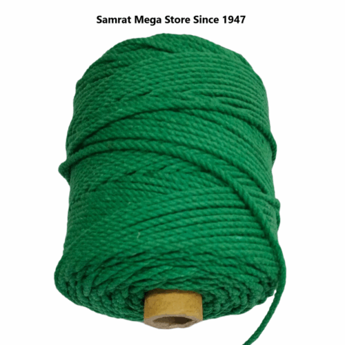 Macrame Cord – 3mm Twisted (3 Ply, Approx. 500g) Green