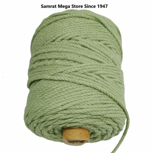 Macrame Cord – 3mm Twisted (3 Ply, Approx. 500g) Olive Green
