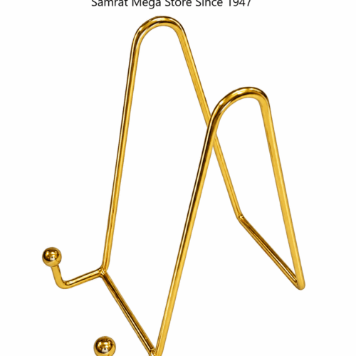 Golden Metal Easel Stand 6" (Appx. 14 × 11 cm)