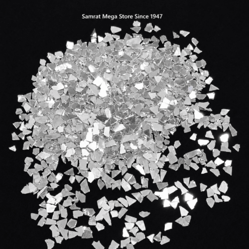 Silver Crystal Chips Granules (Approx. 100g)