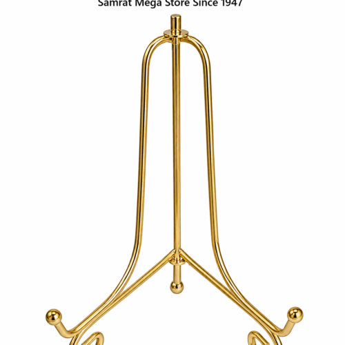 Golden Metal Easel Stand 6" (Appx. 15 × 11 cm)