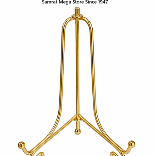 Golden Metal Easel Stand 8" (Appx. 20 × 15 cm)