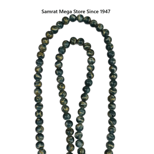 Round Glass Beads – Pine Green | 4mm & 8mm