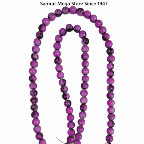 Round Glass Beads – Purple | 4mm, 6mm & 8mm