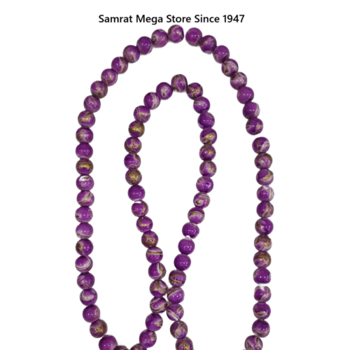 Round Glass Beads – Purple | 4mm, 6mm & 8mm