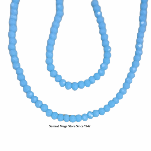 Opaque Round Glass Beads - Sky (4mm, ~ 110–115 pcs)