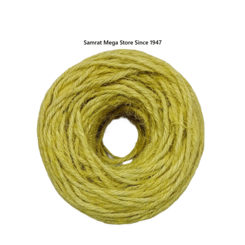 Jute Yarn 2mm Thick (Approx. 50m) - Lime Yellow