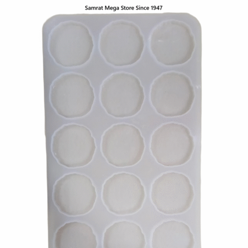 Silicone Mold – Round Cavity (2" Agate, 15 Pcs, 12mm Thick)