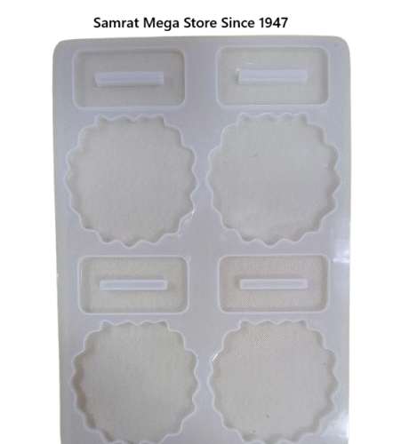 Silicone Mold – Square Trinket (3" Agate Frame,12mm Thick)