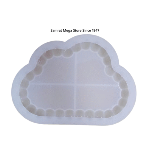 Silicone Mold – Cloud Shape (5"×6.5", 12mm Thick)