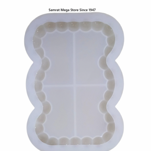 Silicone Mold – Wave Shape (5"×6.7", 12mm Thick)
