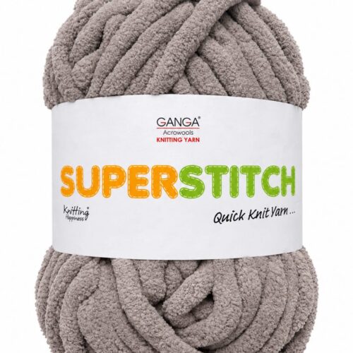 Ganga Super stitch Yarn–Gray (BLK007)