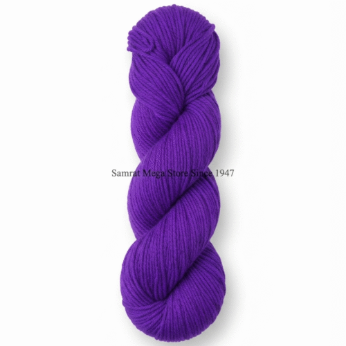 AcroCot - Acrylic 4 Ply Yarn (Shade No. 130) Dark Purple