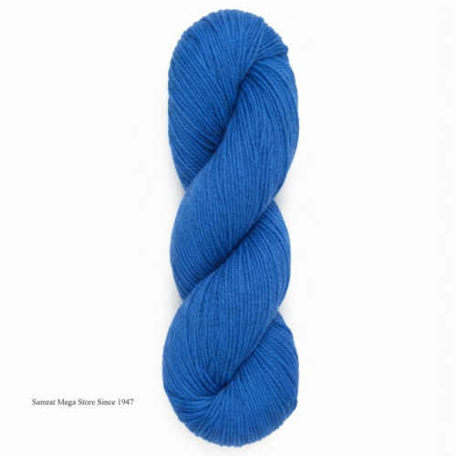 AcroCot - Acrylic 4 Ply Yarn without Fiber (Shade-124) Bright Blue