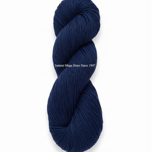 AcroCot - Acrylic 4 Ply Yarn without Fiber (Shade-158) Navy Blue