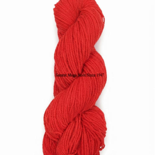 AcroCot – Acrylic 4 Ply Yarn without Fiber (Shade-142) Orange Red