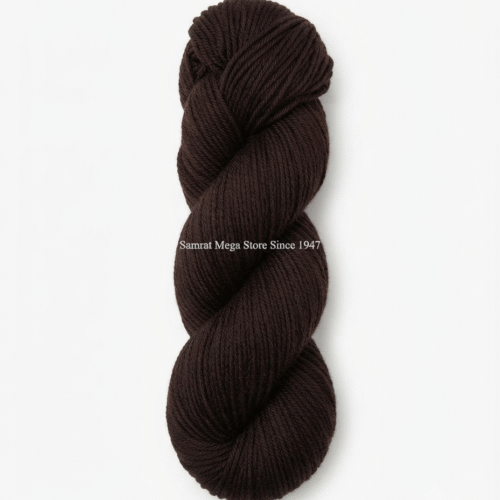 AcroCot Acrylic 4 Ply Yarn without Fiber (Shade-156) Dark Coffee Brown