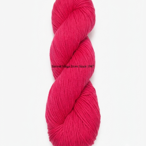 AcroCot – Acrylic 4 Ply Yarn without Fiber (Shade-101) Bright Pink