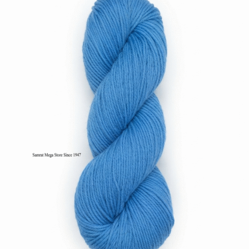 AcroCot - Acrylic 4 Ply Yarn without Fiber (Shade-103) Soft Blue