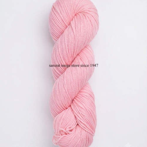 AcroCot – Acrylic 4 Ply Yarn without Fiber (Shade-143) Baby Pink