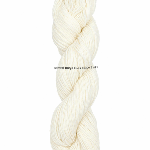 AcroCot-Acrylic 4 Ply Yarn without Fiber (Shade-109) Off-White