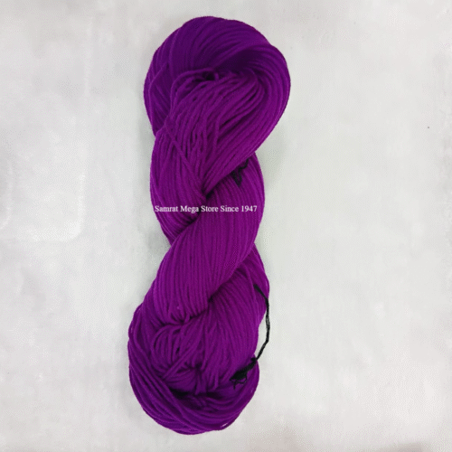 AcroCot Acrylic 4 Ply Yarn without Fiber (Shade-105) Purple