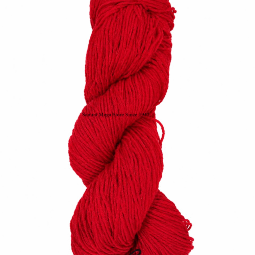 AcroCot Acrylic 4 Ply Yarn without Fiber (Shade-136) Red