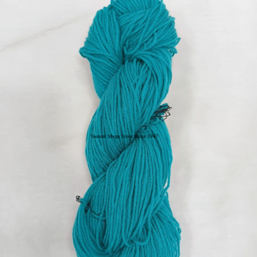 AcroCot Acrylic 4 Ply Yarn without Fiber (Shade-119) Turquoise Blue
