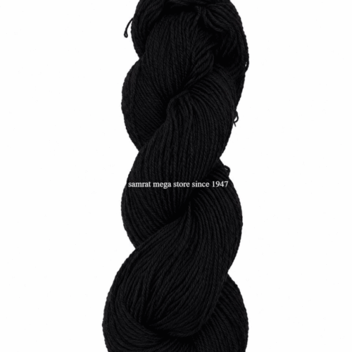 AcroCot – Acrylic 4 Ply Yarn without Fiber (Shade-160) Black