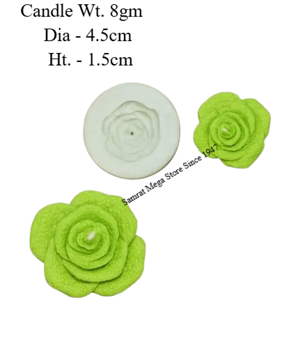 Floating Flower Silicone Candle Mould - HBY926