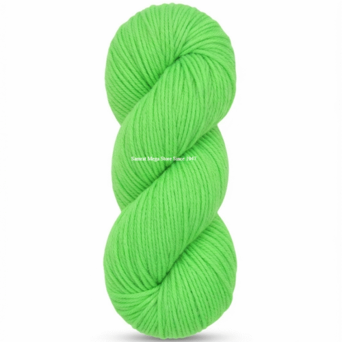AcroCot-Acrylic 4Ply Yarn without Fiber (Shade-117) Bright Parrot Green