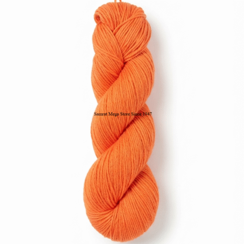 AcroCot-Acrylic 4 Ply Yarn without Fiber (Shade-139) Orange