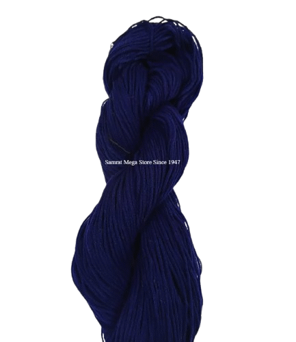 AcroCot - Acrylic 4 Ply Yarn without Fiber (Shade-158) Navy Blue