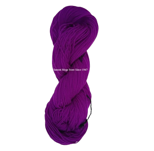 AcroCot Acrylic 4 Ply Yarn without Fiber (Shade-140) Magenta