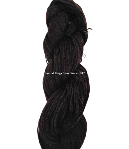 AcroCot Acrylic 4 Ply Yarn without Fiber (Shade-156) Dark Coffee Brown