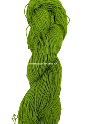 AcroCot-Acrylic 4 Ply Yarn without Fiber (Shade209-CUD) Lime Green
