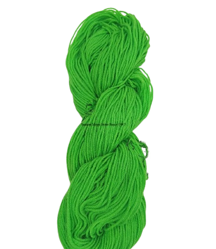 AcroCot - Acrylic 4 Ply Yarn without Fiber (Shade-129) Parrot Green