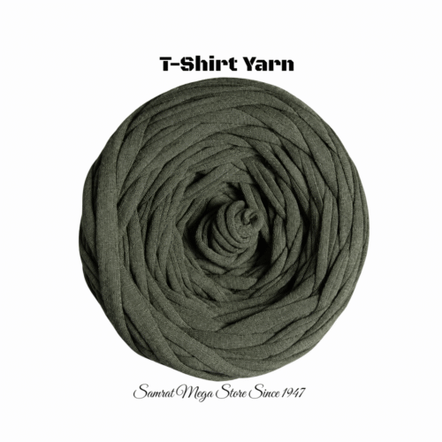 T-Shirt Yarn Shade (Dark Olive Green)